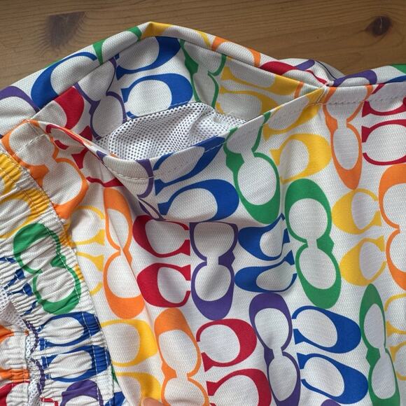 🌈Coach Rainbow Signature Swim Trunks - Picture 10 of 11